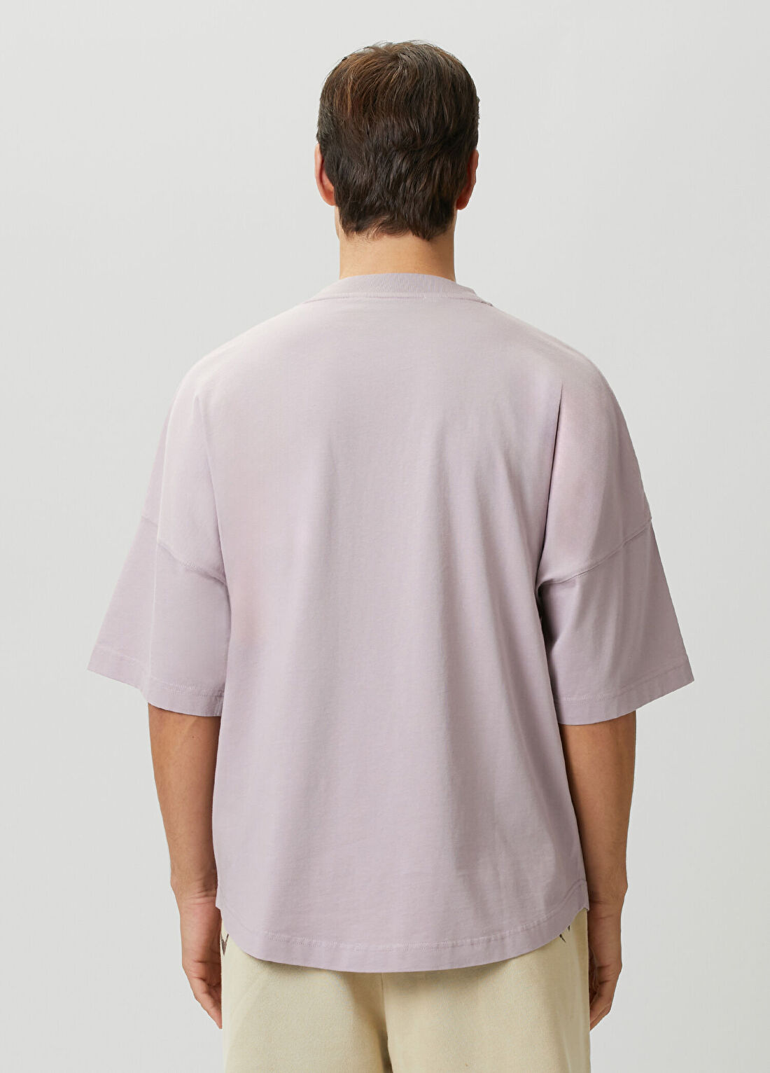 Palm Angels Lila Logo Baskılı T-shirt görsel 4