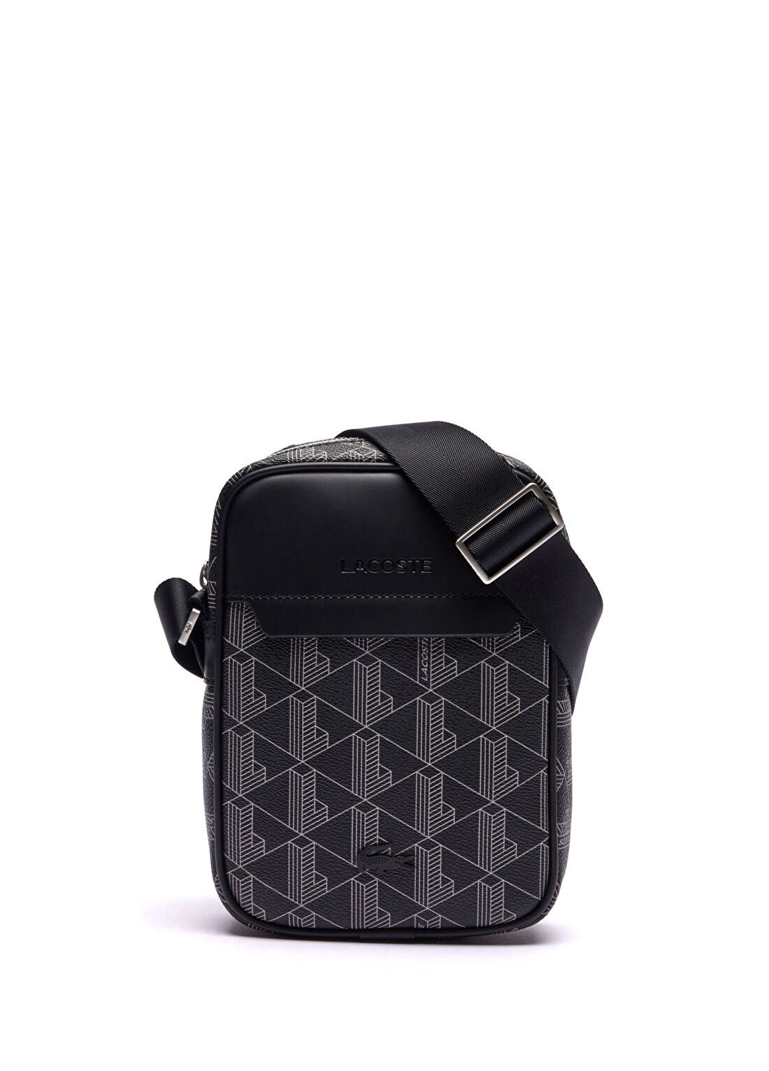 Lacoste The Blend Monogram Siyah Erkek Postacı Çantası