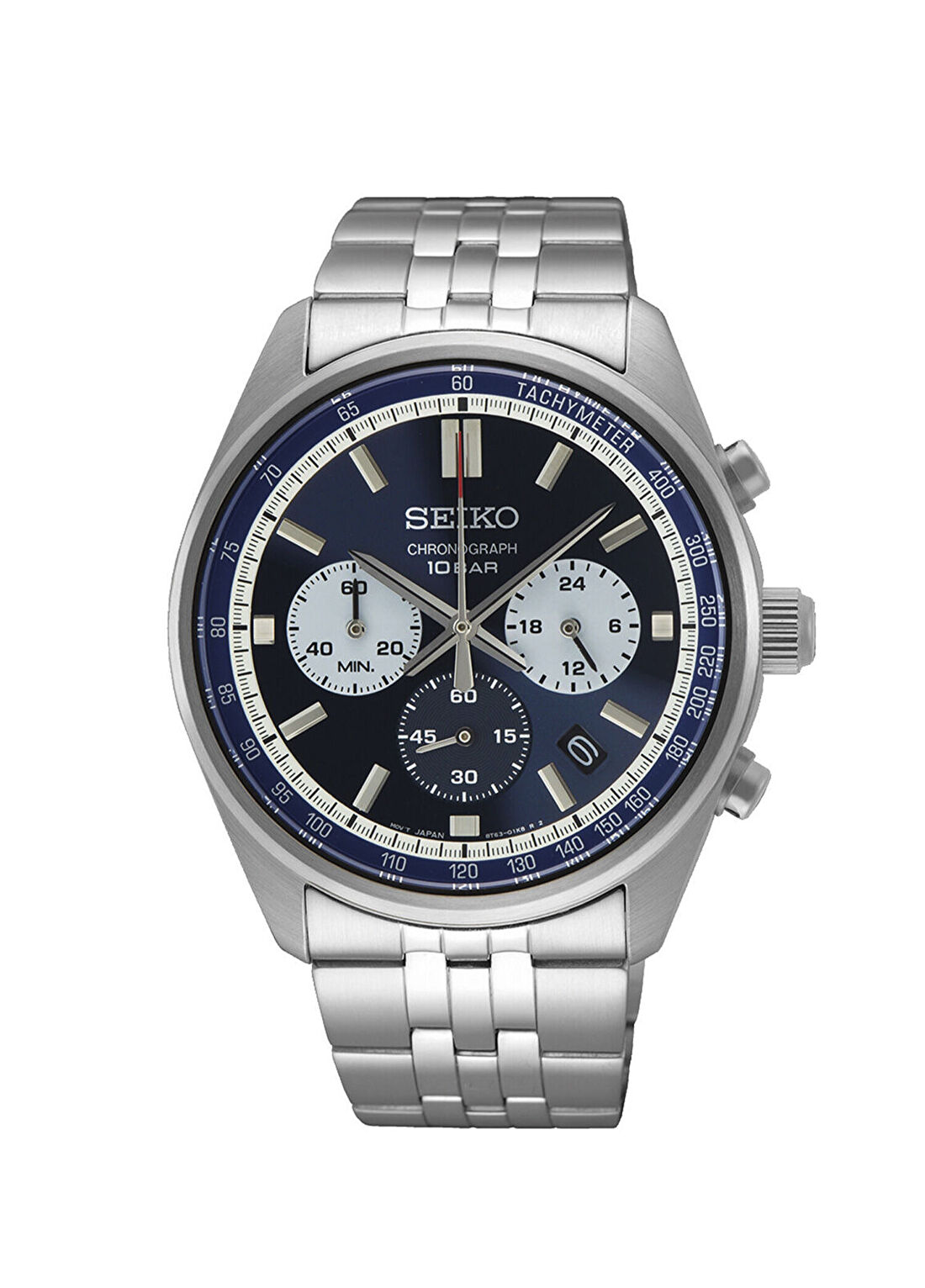 Seiko SEISB427P Metalik Gri Çelik Erkek Kol Saati