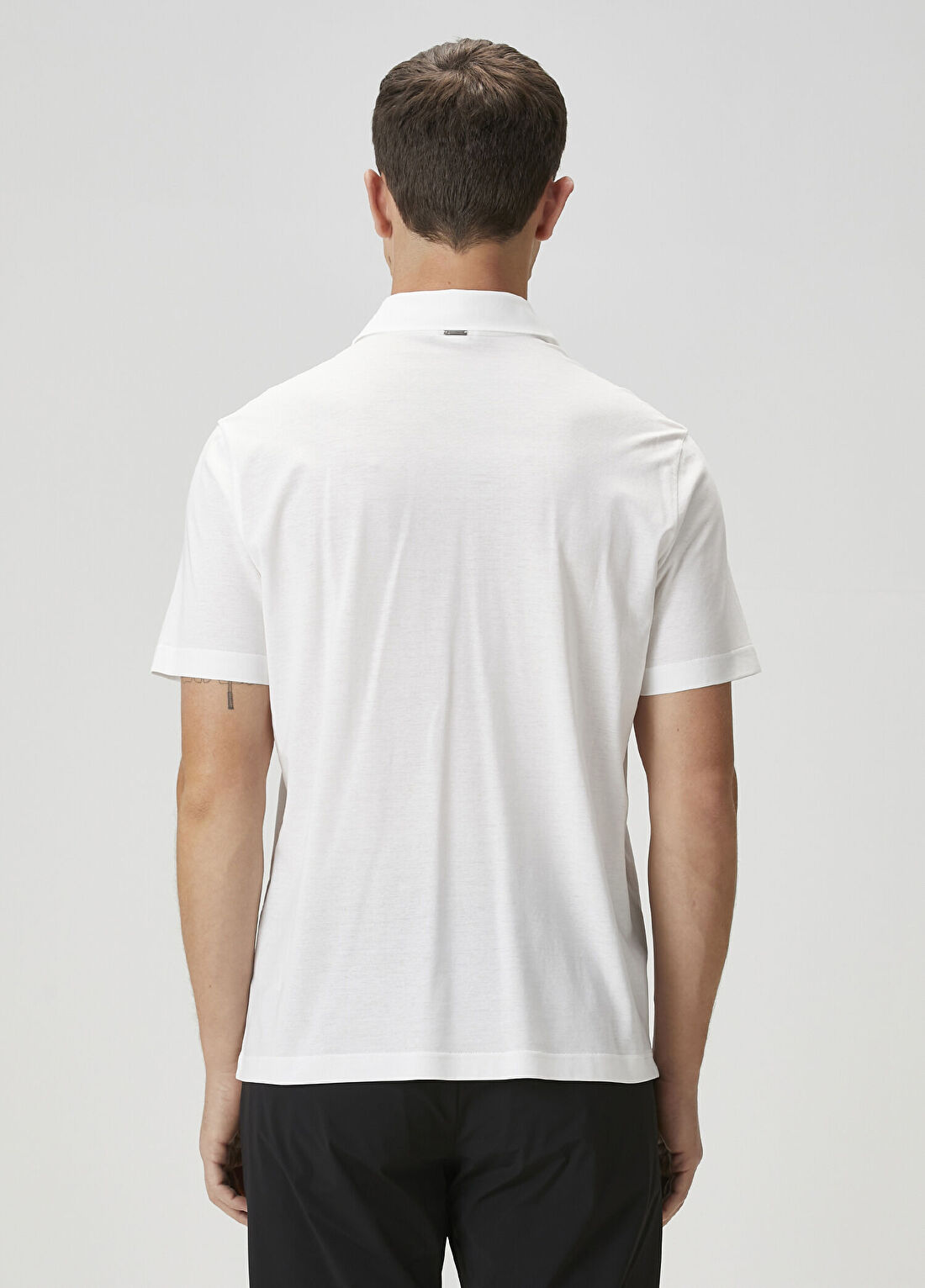 Herno Beyaz Polo T-shirt görsel 4