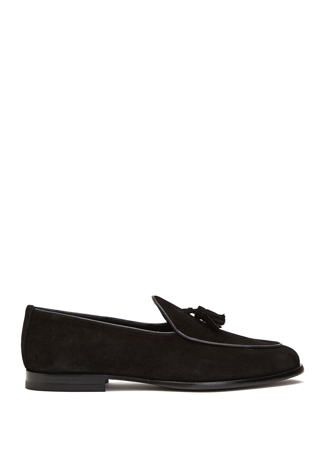 Beymen Collection Siyah Püsküllü Biyeli Erkek Süet Loafer