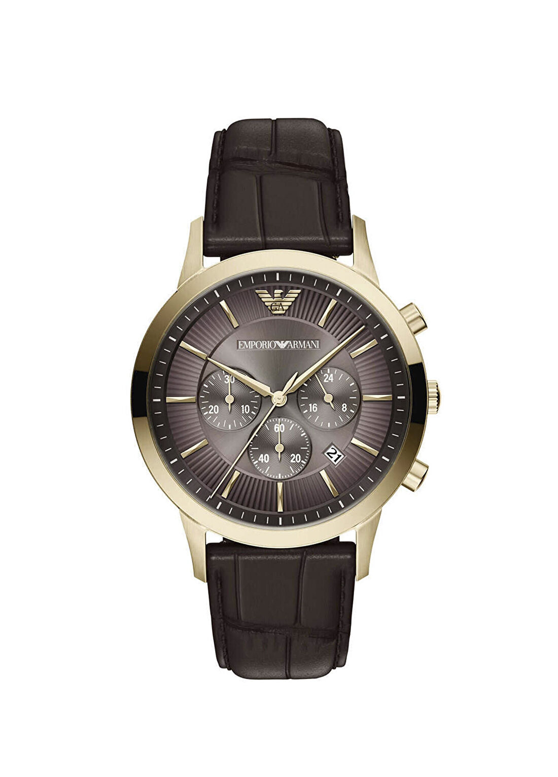 Emporio Armani AR11822 Kahverengi Deri Erkek Kol Saati