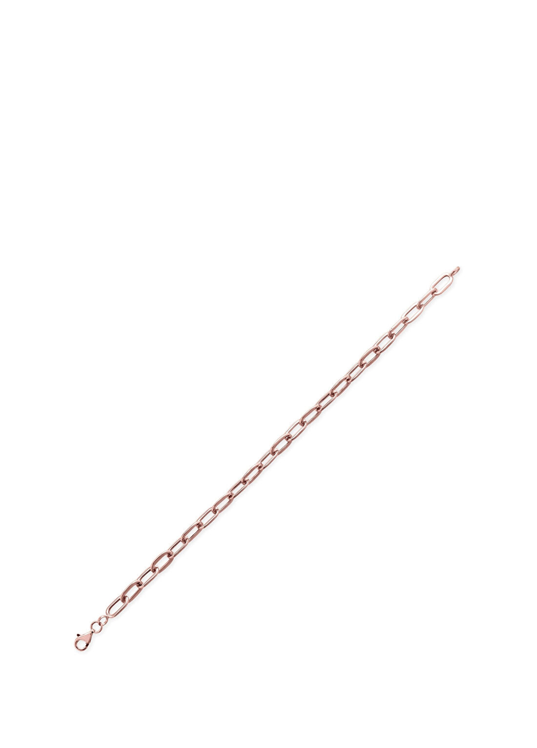 Safir Mücevher 14 Ayar Rose Gold Ataç Kadın Bileklik