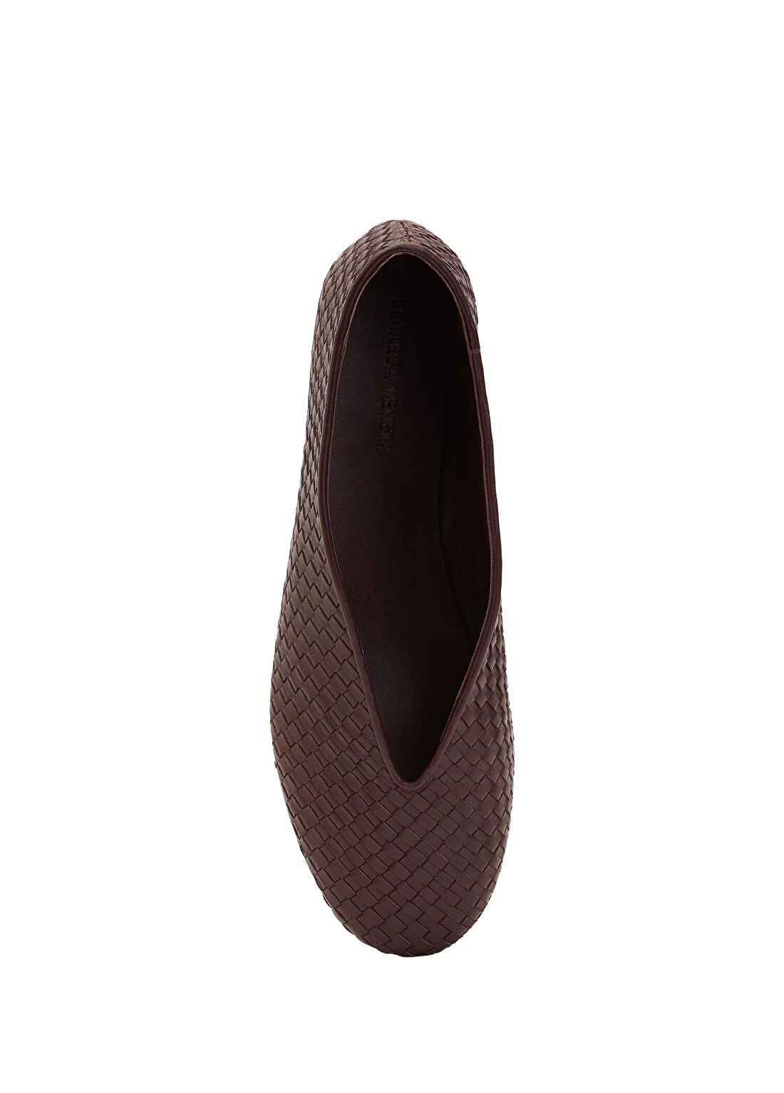 Bottega Veneta Rosa Kahverengi Deri Babet görsel 4