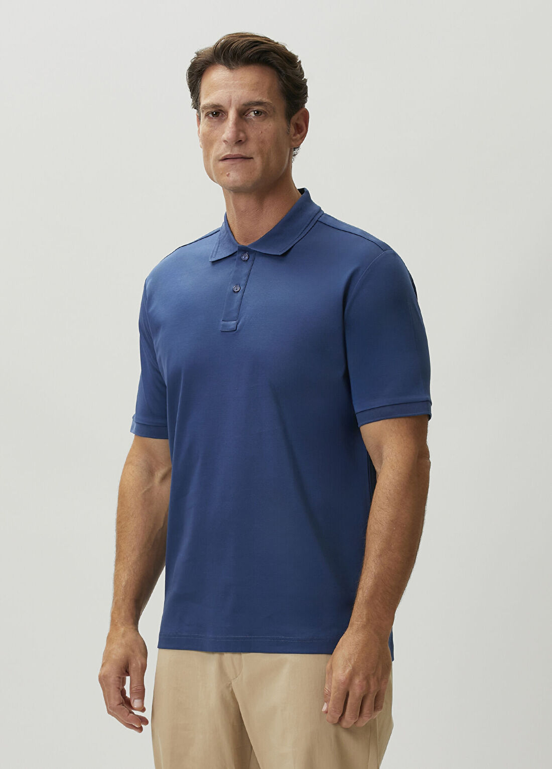 Eton Mavi Polo Yaka T-shirt görsel 3
