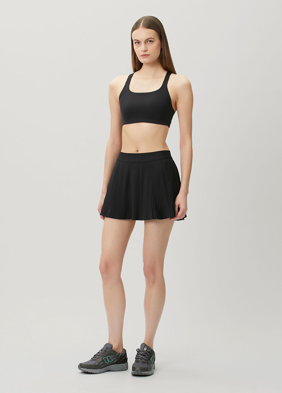 lululemon RePleat HR Pleated Siyah Tenis Eteği
