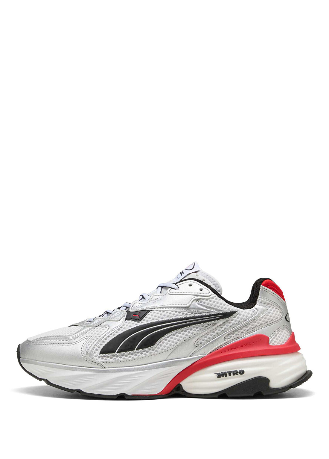 Puma Fade Gümüş Unisex Sneaker görsel 4