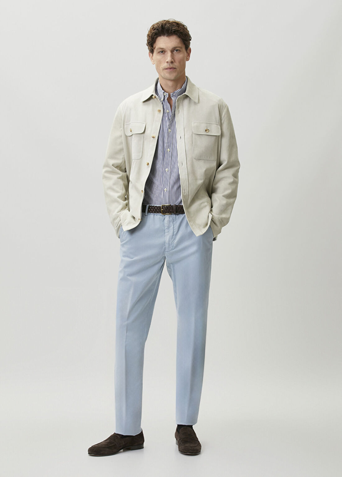 Ralph Lauren Purple Label Açık Mavi Pantolon