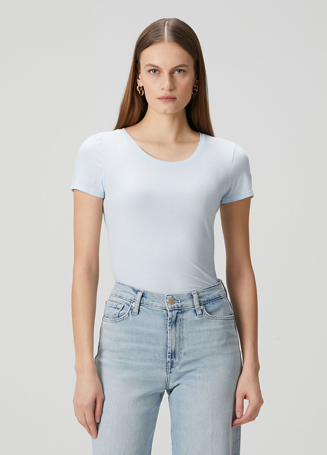 Polo Ralph Lauren-Lingerie Açık Mavi T-shirt
