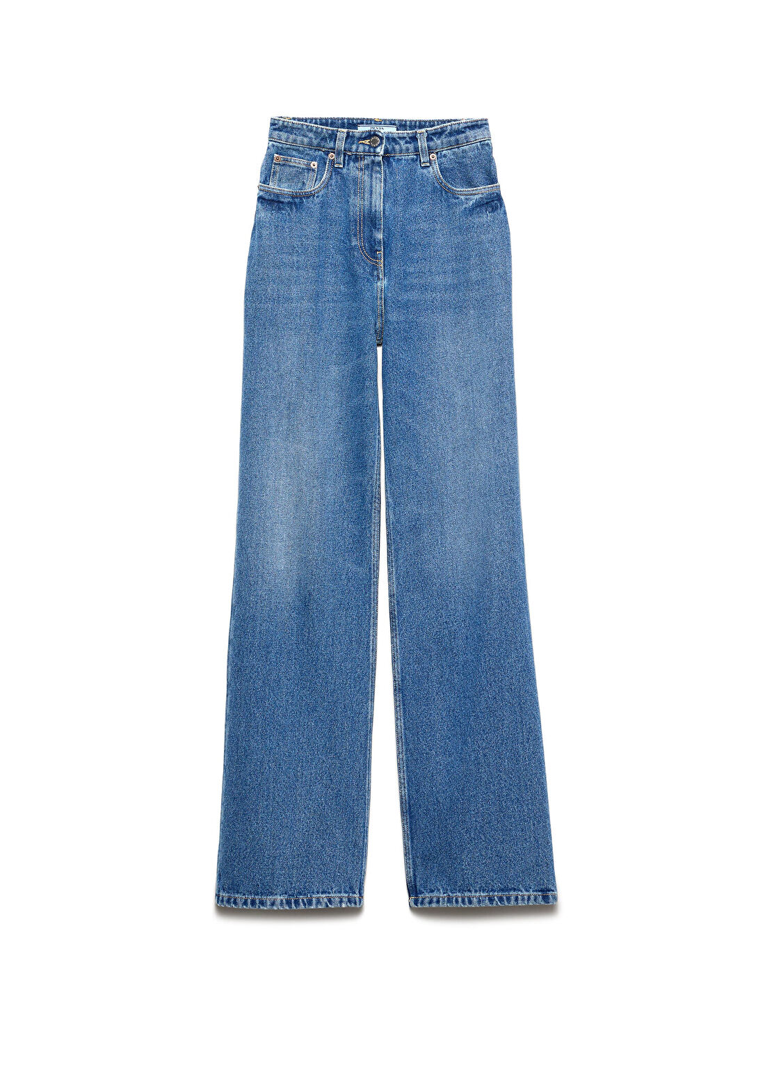 Prada Mavi Kadın Denim Pantolon