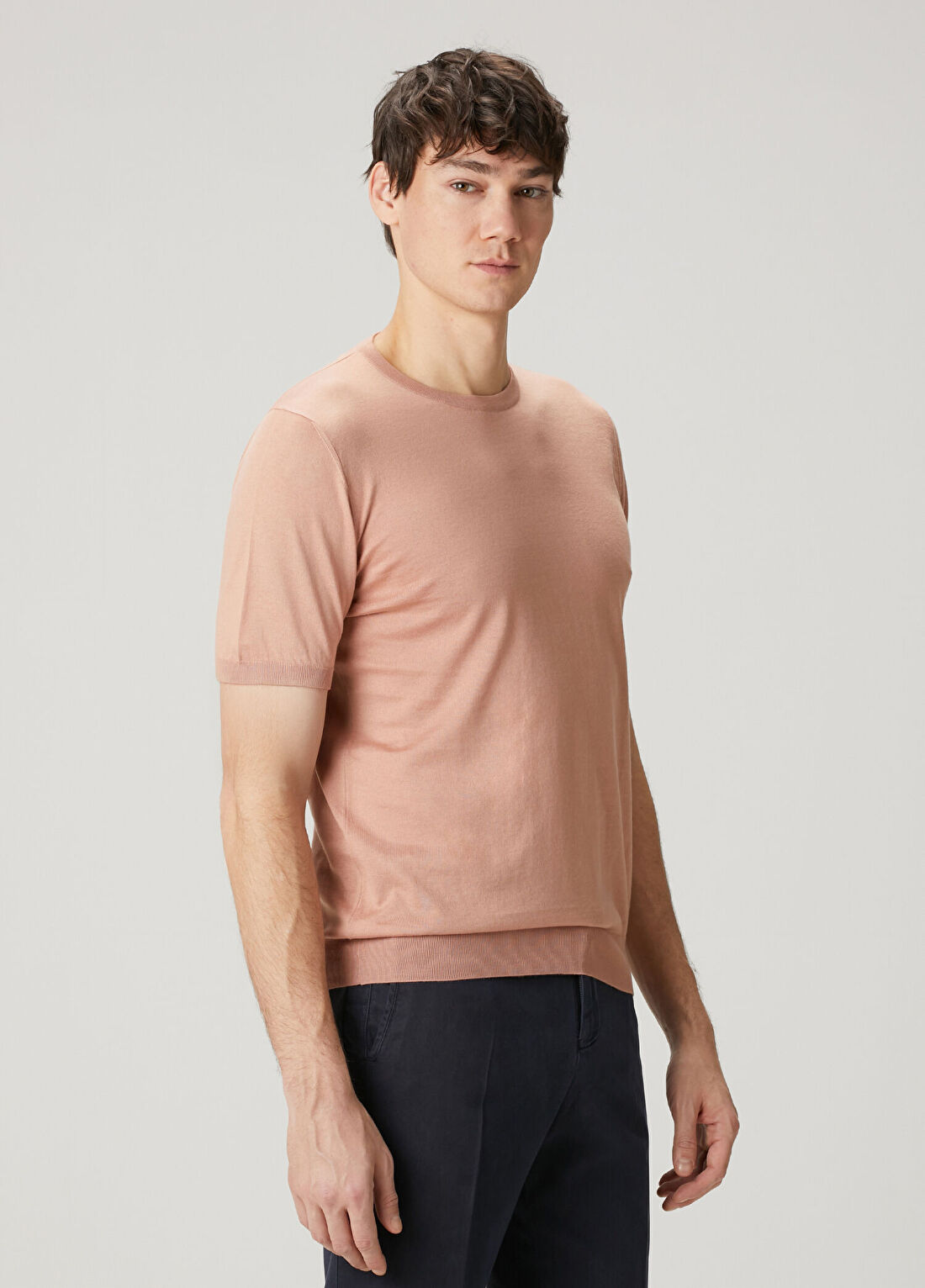 Kiton Pembe Kısa Kollu Triko görsel 3