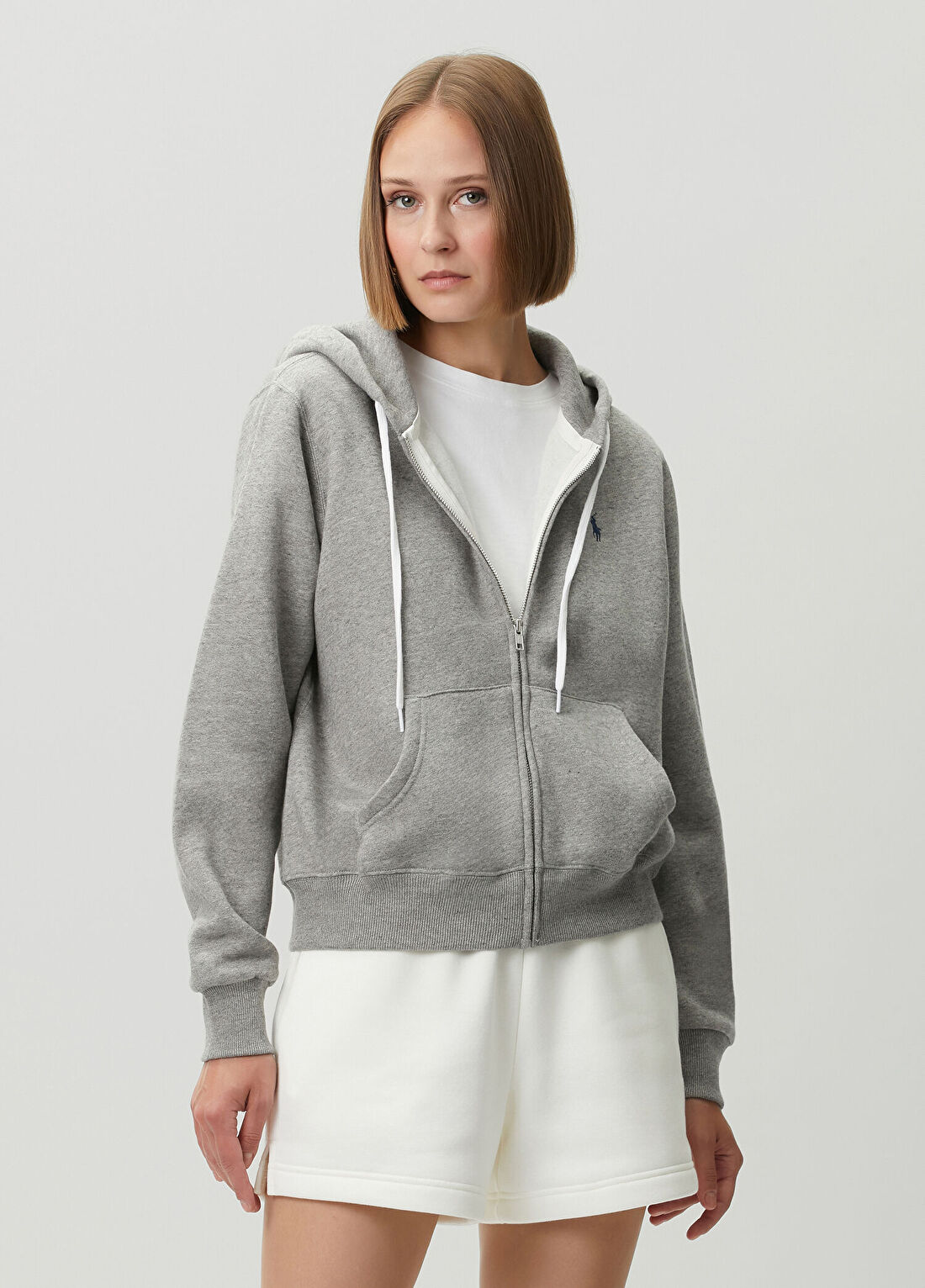 Polo Ralph Lauren Gri Kapüşonlu Sweatshirt