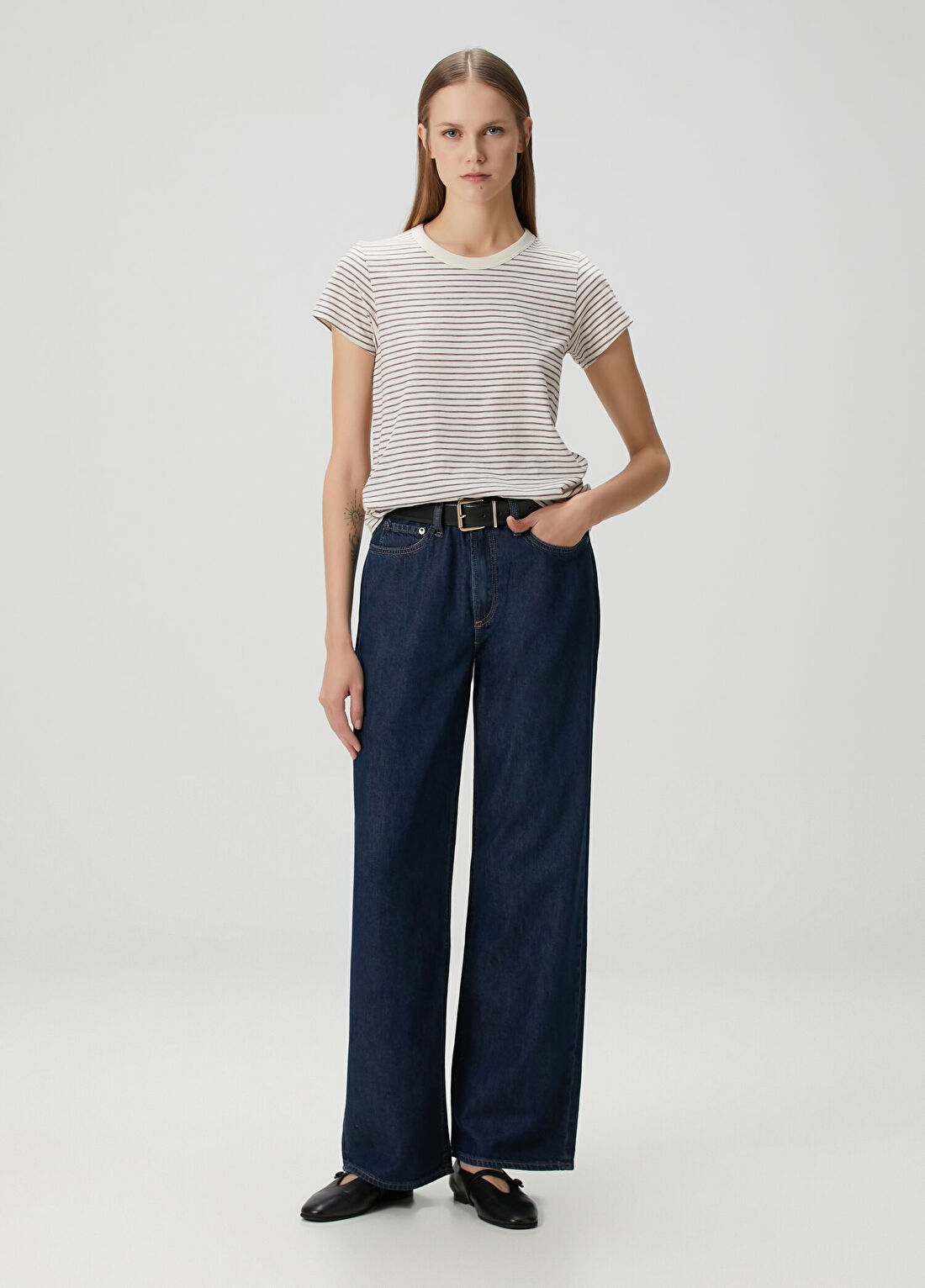 Rag&Bone Logan Koyu Mavi Jean Pantolon