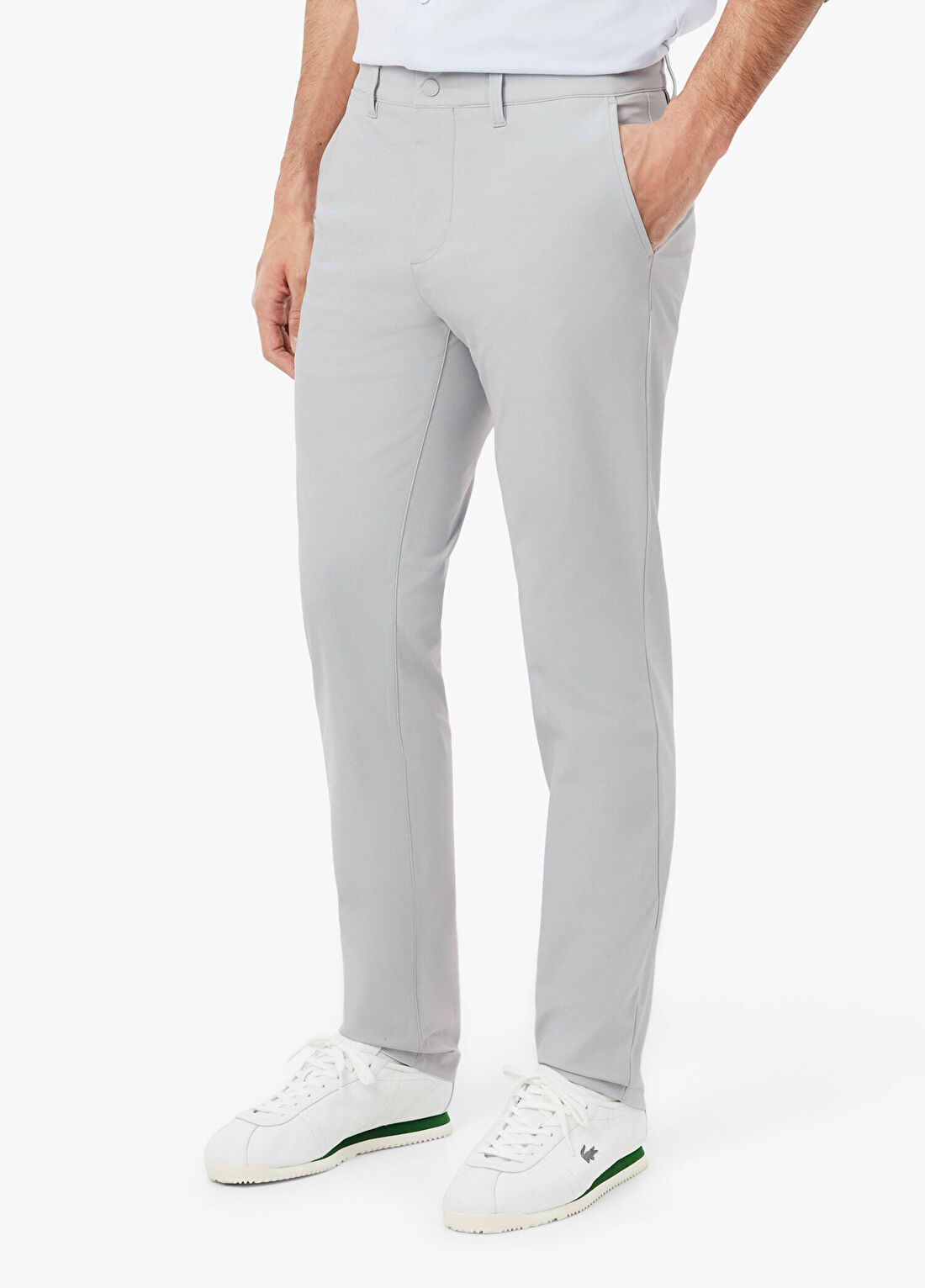 Lacoste Gri Slim Fit Erkek Pantolon görsel 2