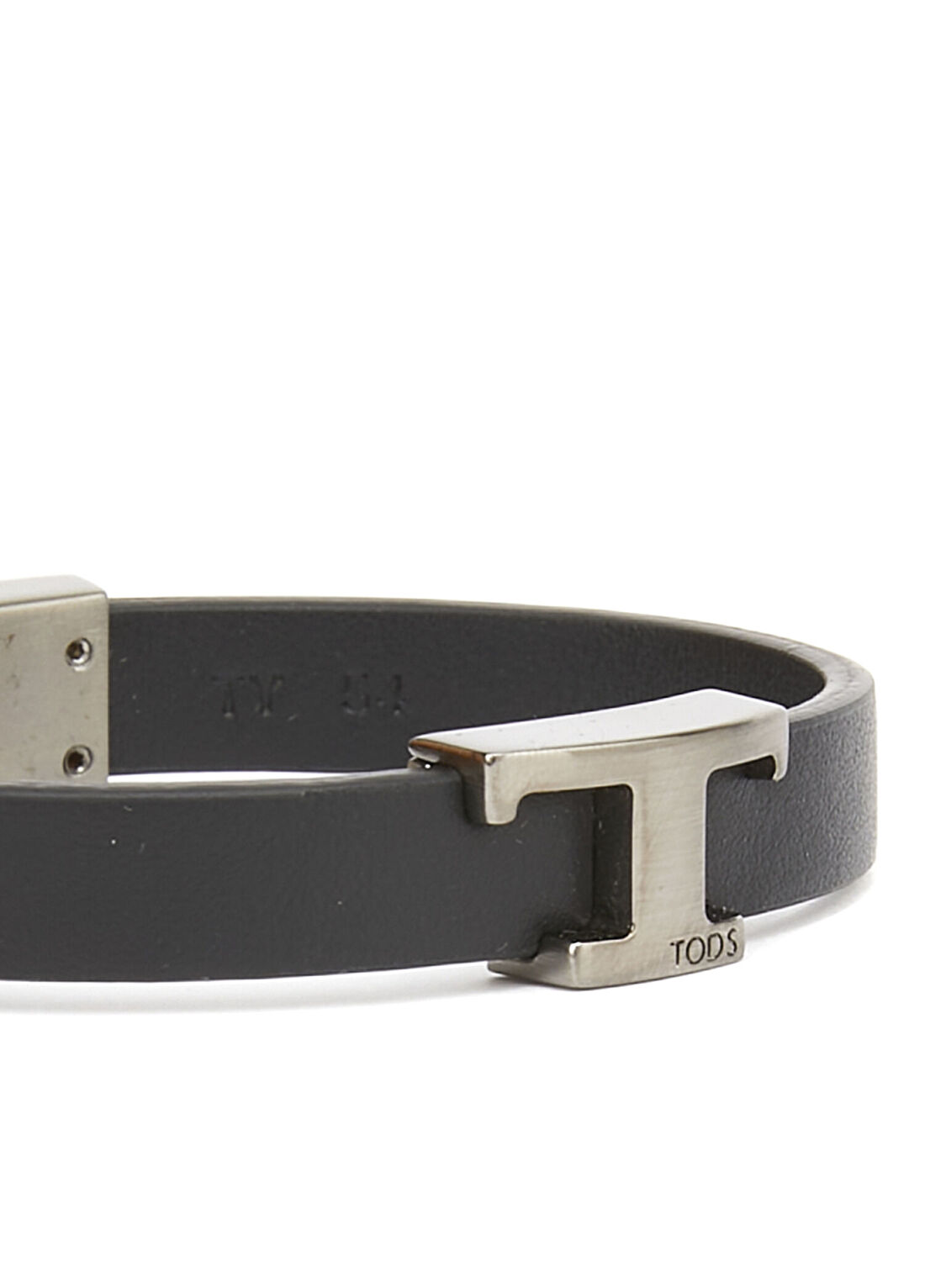 Tod's T Timeless Siyah Erkek Deri Bileklik görsel 4