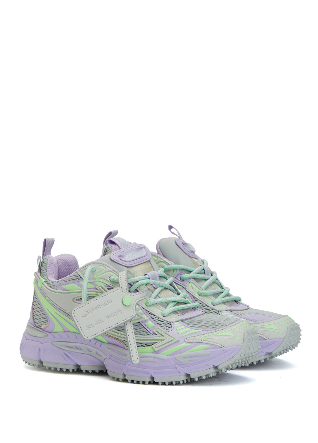 Off-White Be Right Back Gri Kadın Sneaker görsel 2