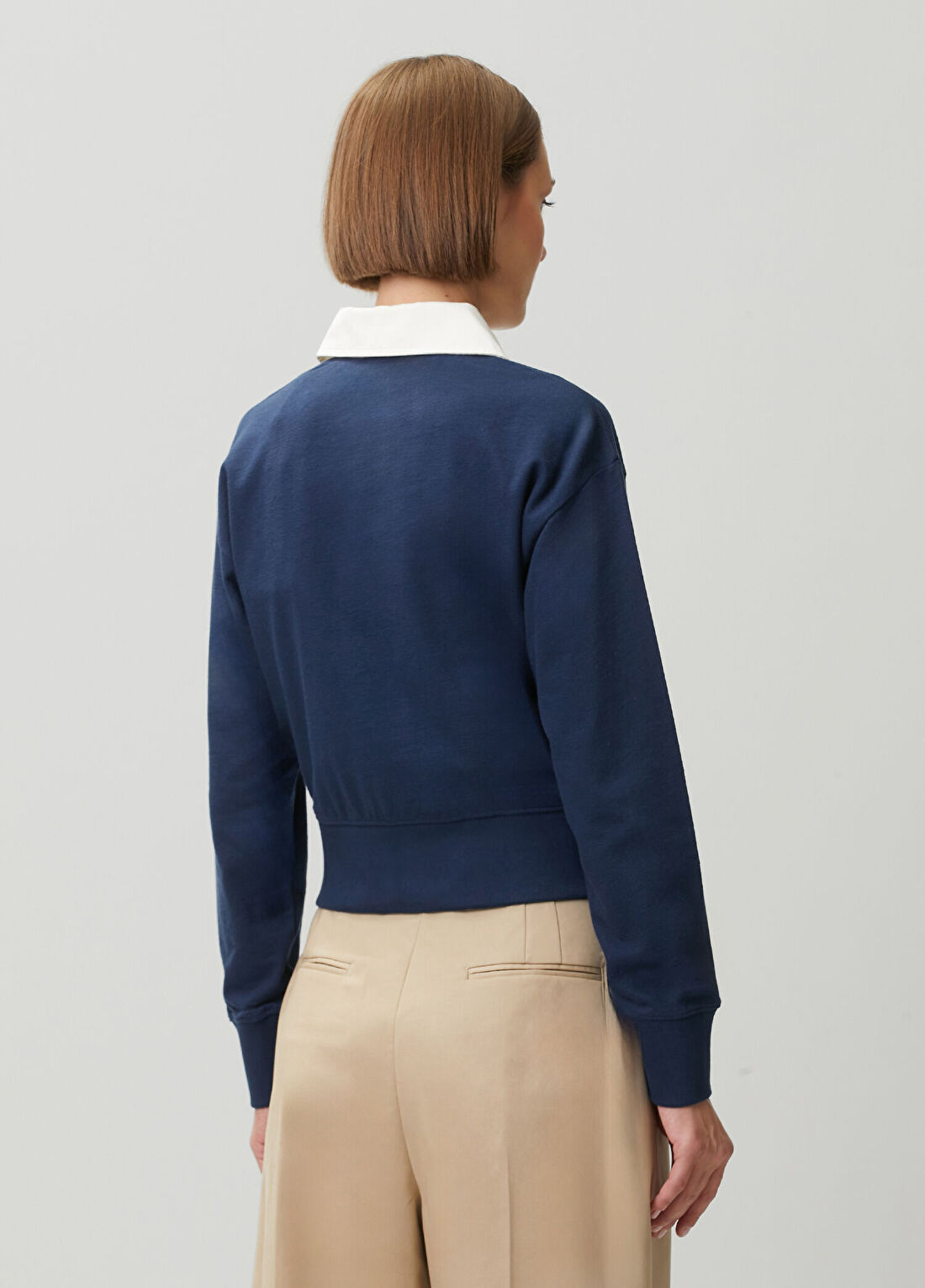 Kenzo Lacivert Polo Sweatshirt görsel 4