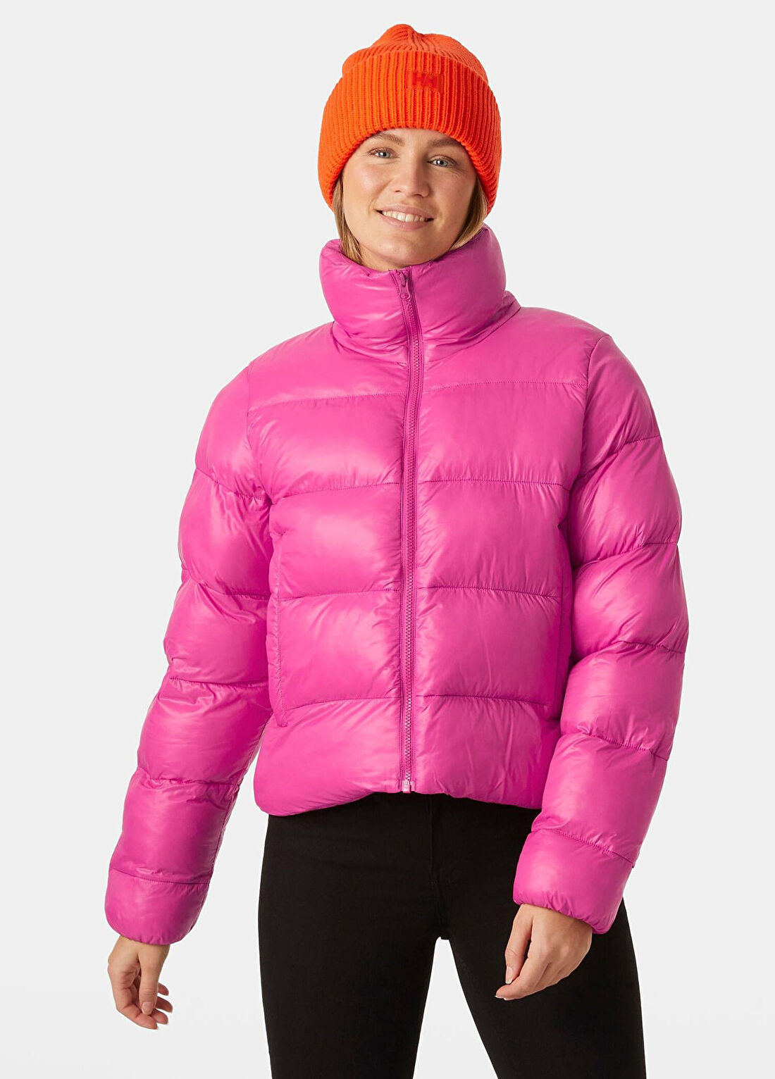 Helly Hansen W Jade Puffer Pembe Kadın Mont görsel 2