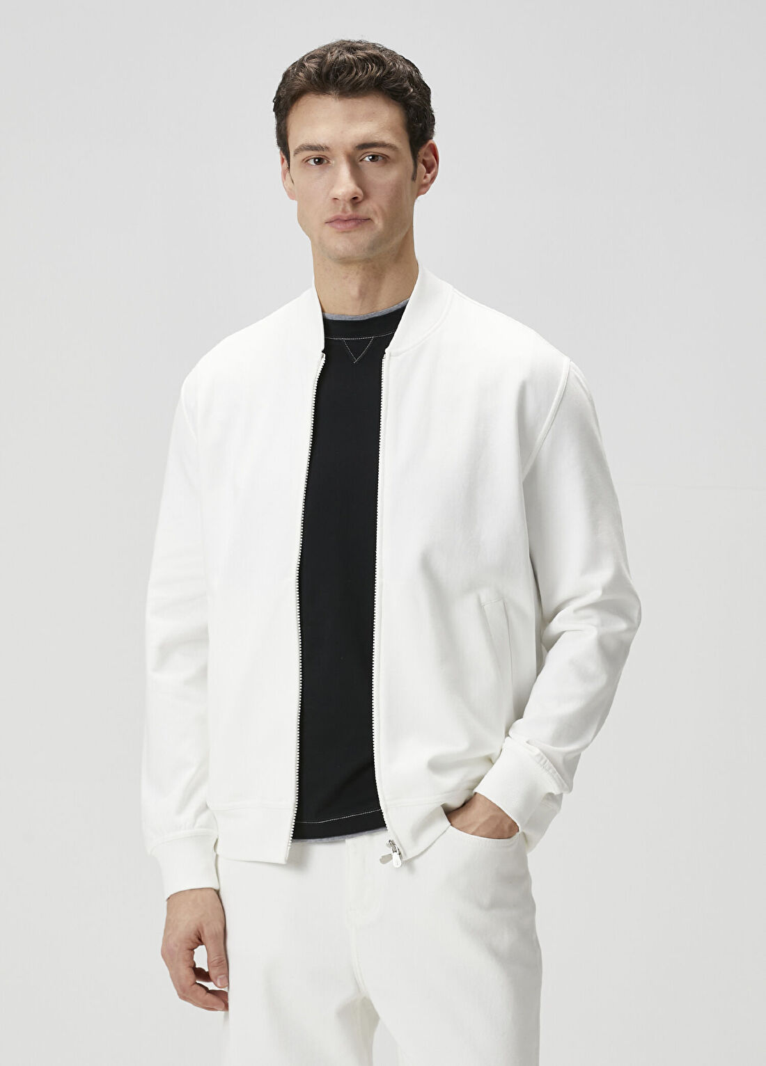 Brunello Cucinelli Beyaz Sweatshirt