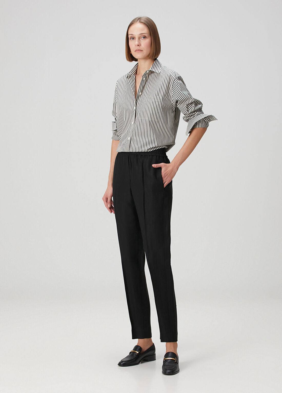 Brunello Cucinelli Siyah Pantolon
