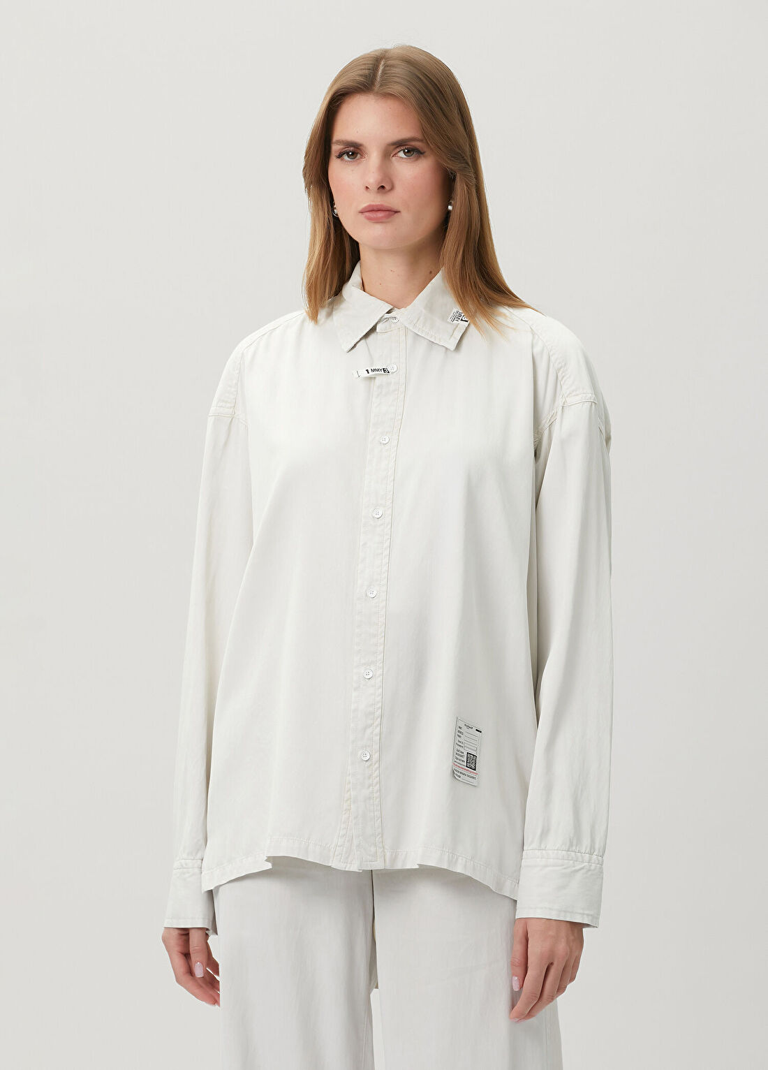 Maison Mihara Yasuhiro Krem Gömlek