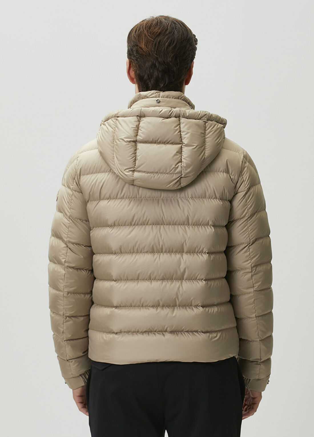 Moncler Arneb Bej Kapitoneli Mont görsel 4