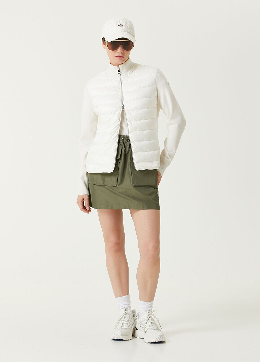 Moncler Haki Mini Etek