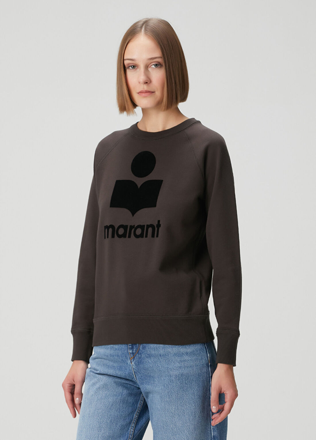 Marant Etoile Millyny Kahverengi Sweatshirt görsel 3