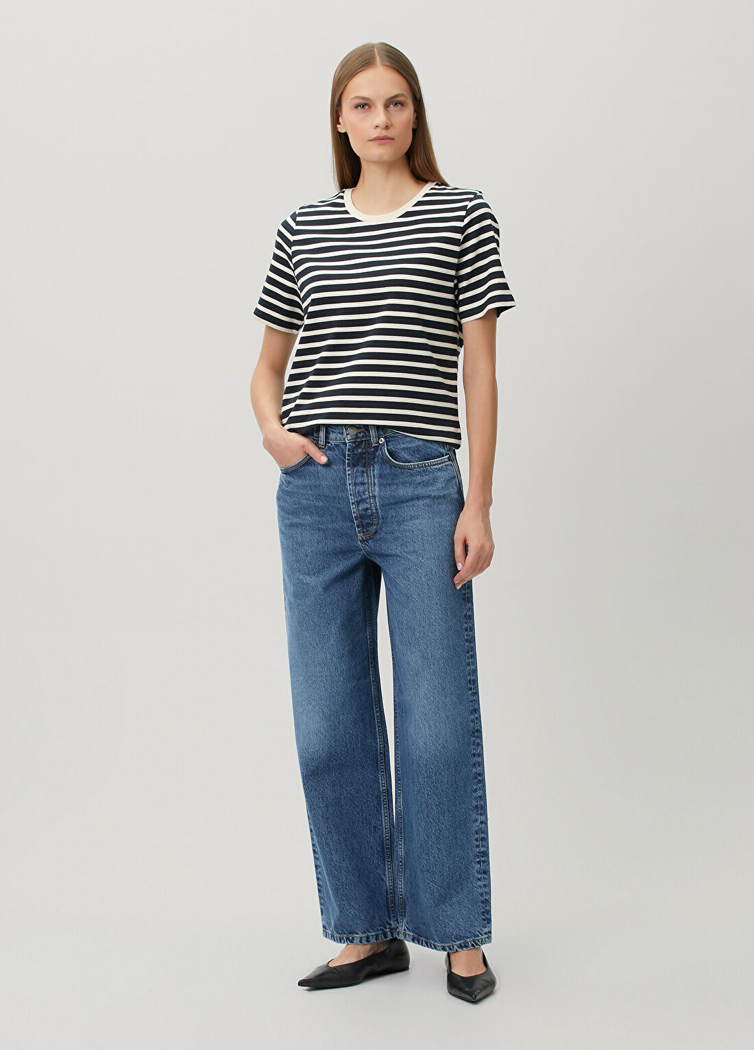 Skall Cole Mavi Baggy Jean Pantolon