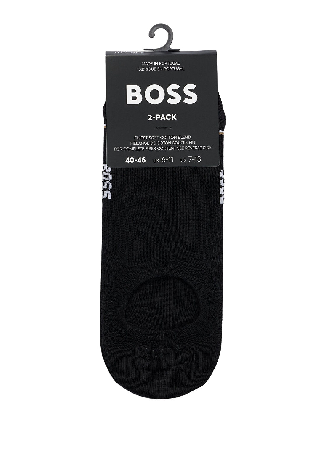 Boss Siyah Erkek Çorap görsel 2