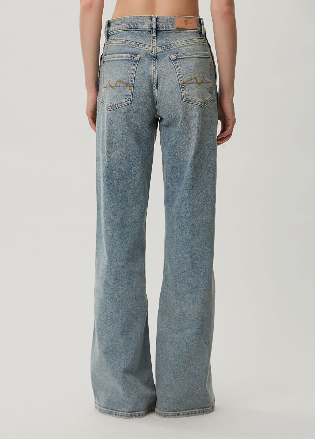 7 For All Mankind Lotta Mavi Jean Pantolon görsel 4
