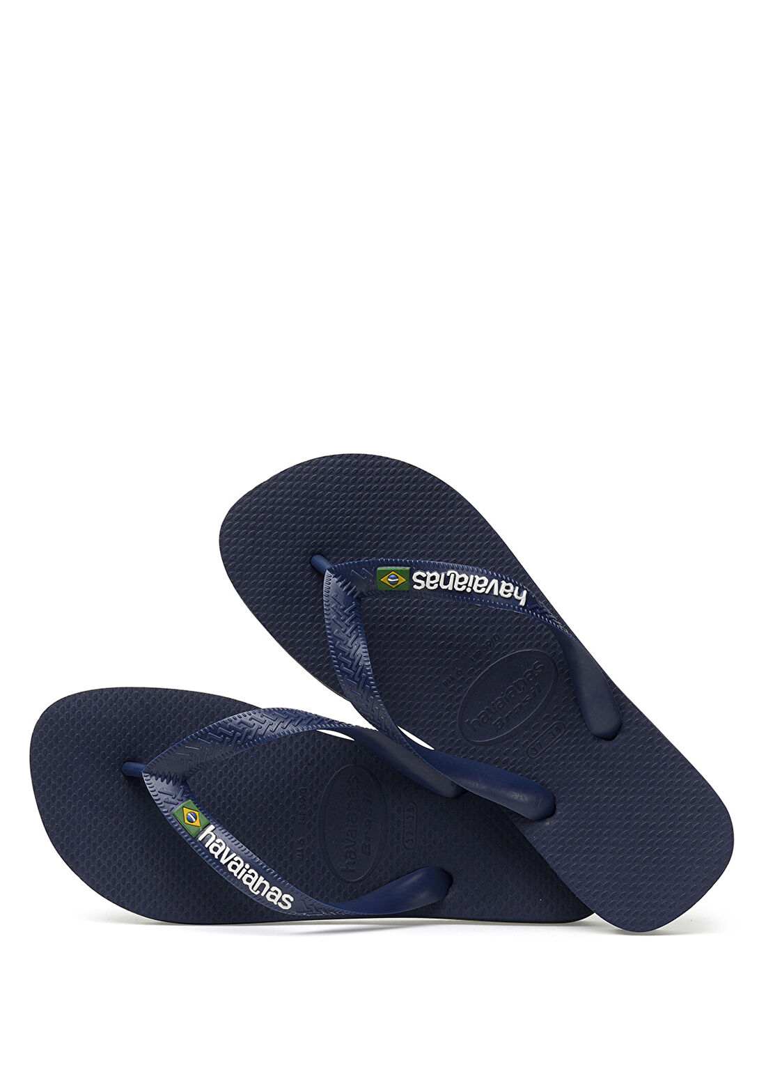 Havaianas Brasil Lacivert Erkek Plaj Terliği görsel 4