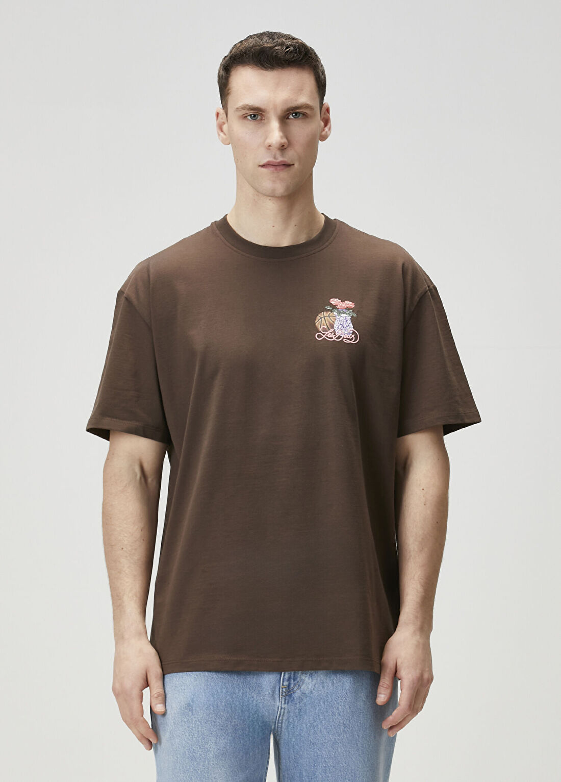 Les Deux Cole Table Kahverengi T-shirt