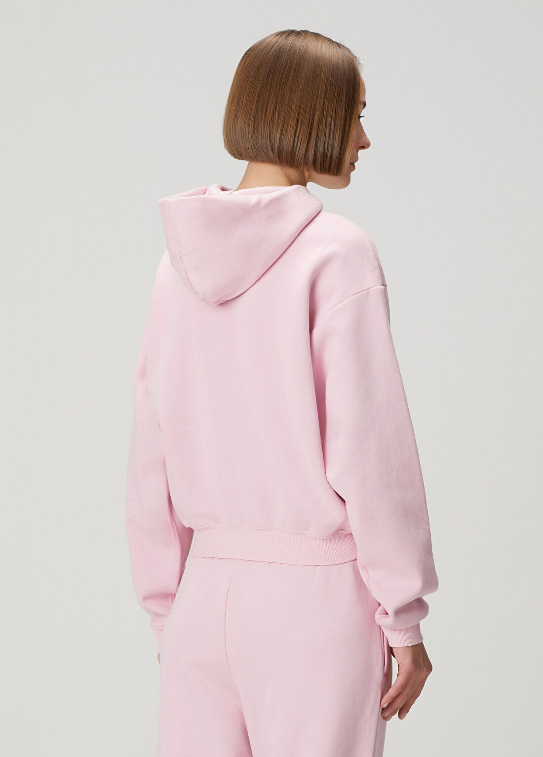 Skims Classic Pembe Hoodie görsel 4