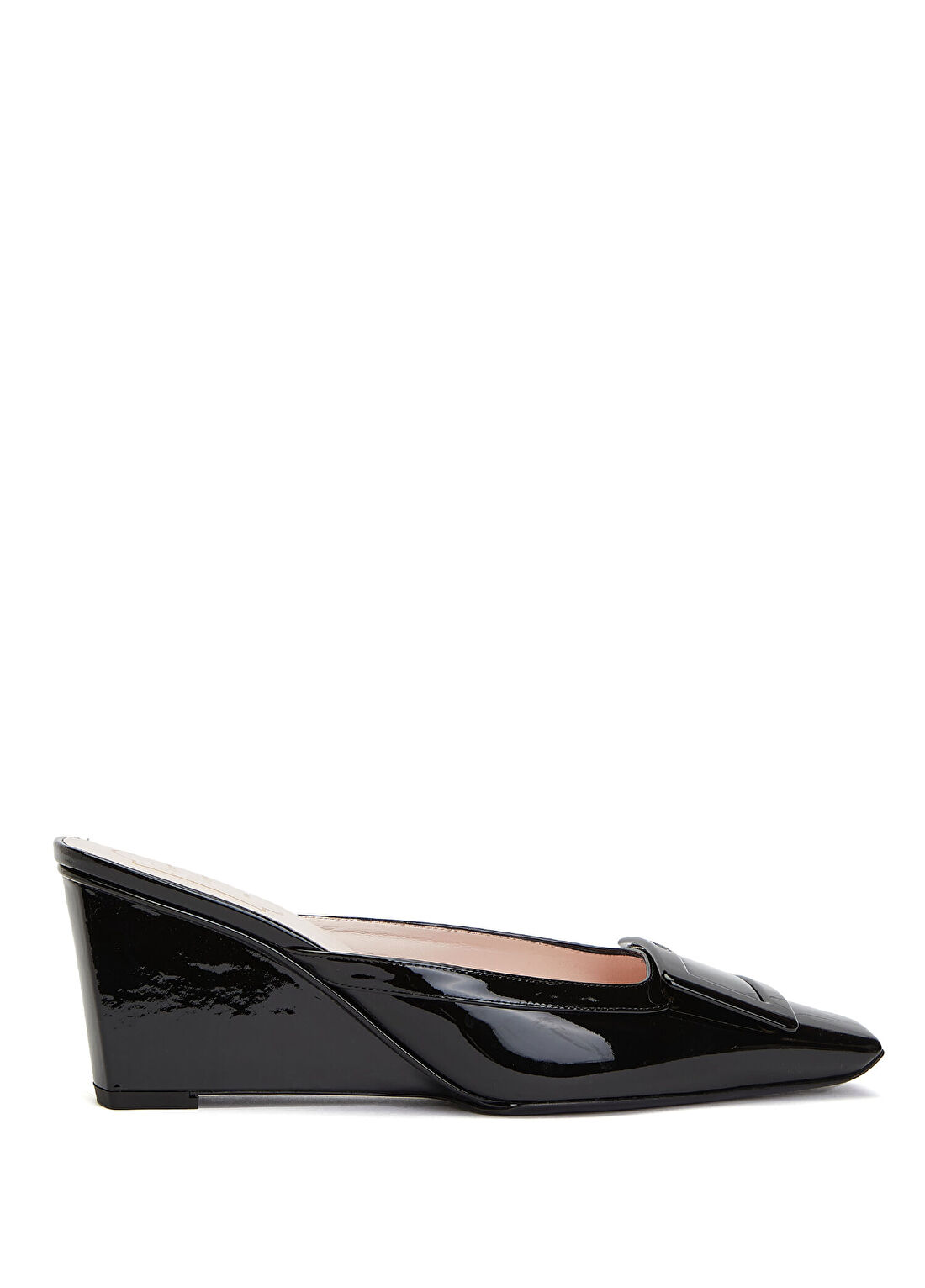 Roger Vivier Siyah Kadın Deri Terlik