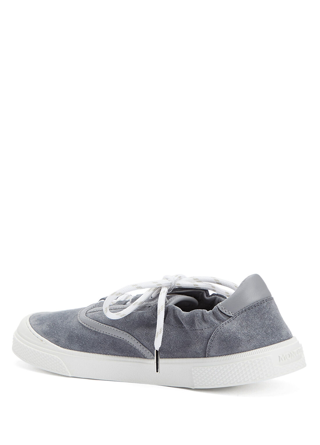 Moncler Vera Gri Erkek Nubuk Sneaker görsel 3