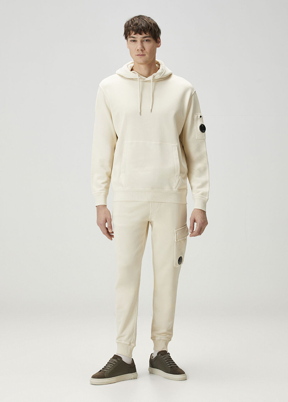 C.P. Company Kum Kapüşonlu Sweatshirt görsel 2