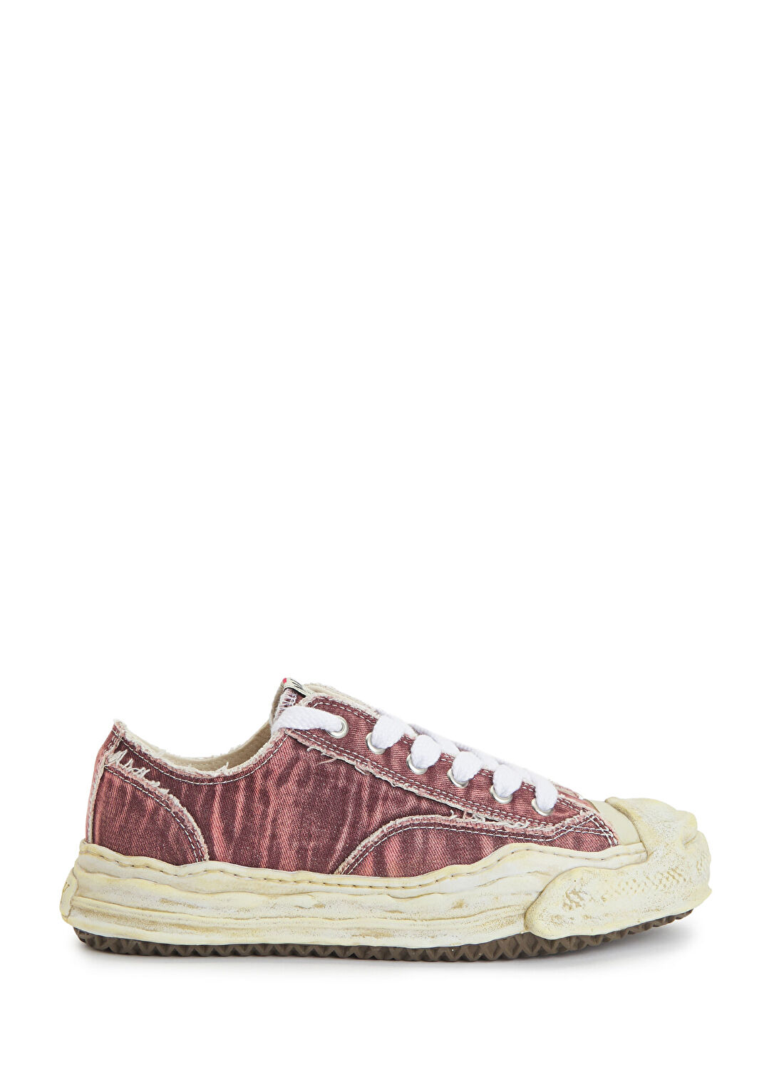 Maison Mihara Yasuhiro Hank Bordo Erkek Kanvas Sneaker