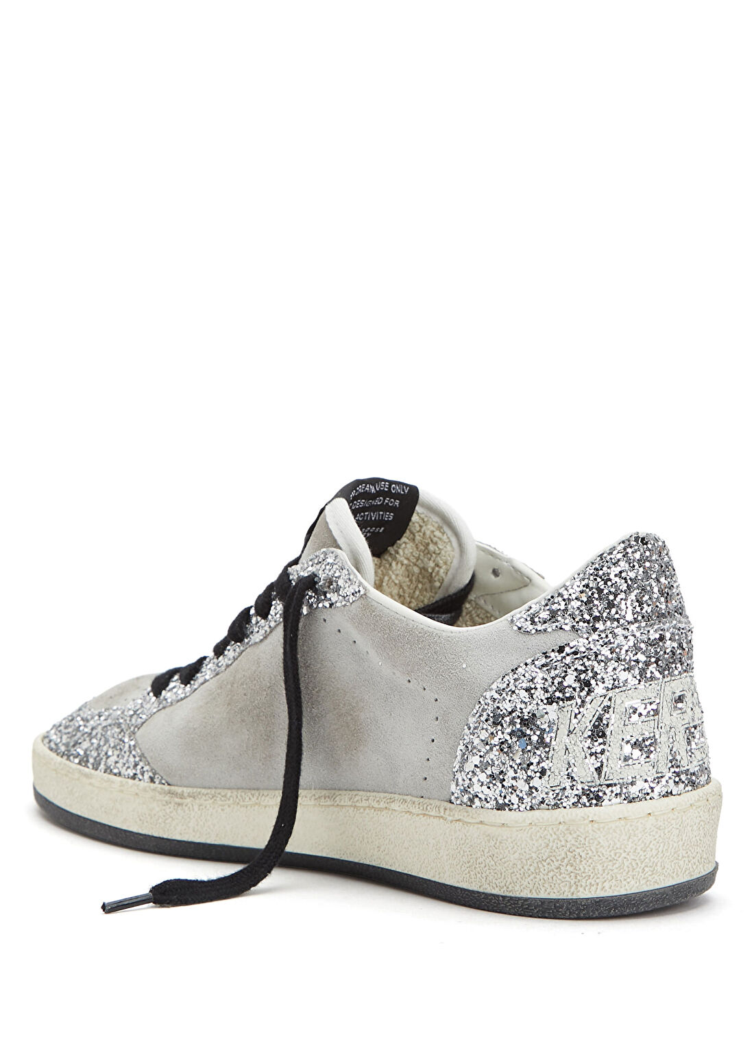 Golden Goose Ball Star Silver Kadın Süet Sneaker görsel 3