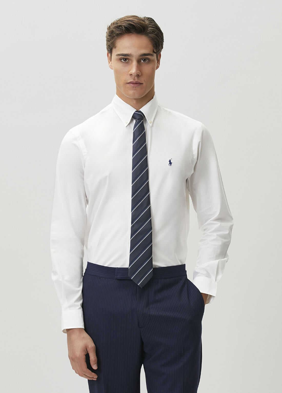 Polo Ralph Lauren Custom Fit Beyaz Poplin Gömlek