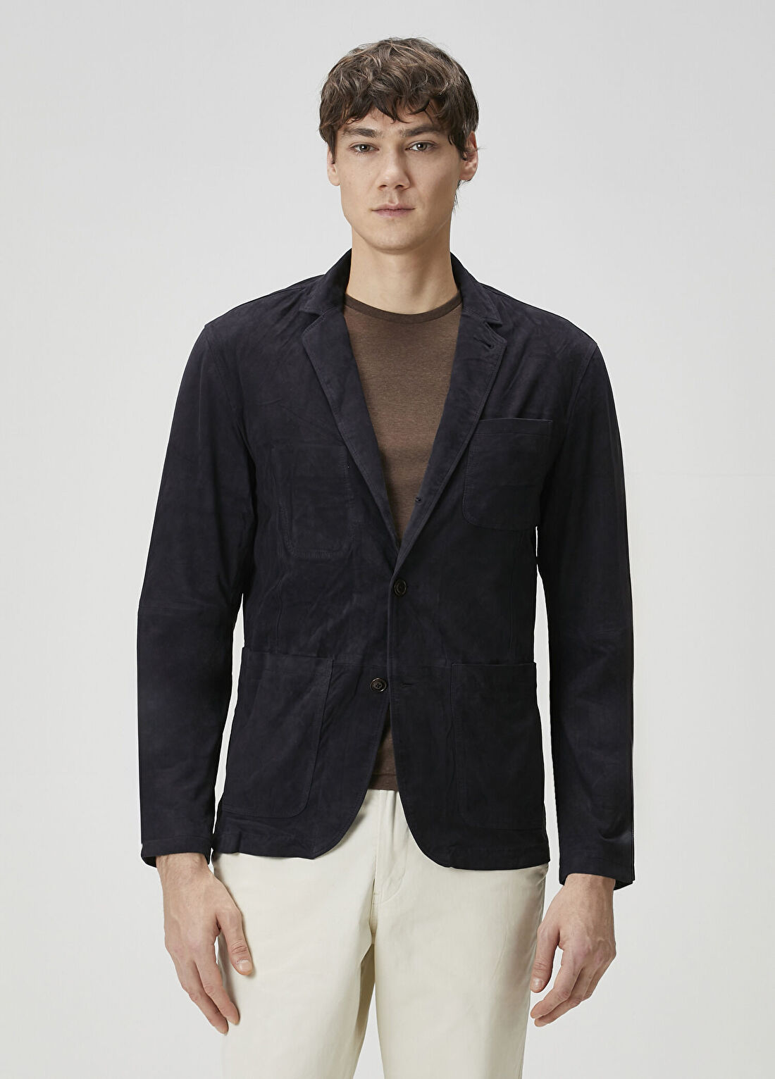 Polo Ralph Lauren Lacivert Süet Ceket