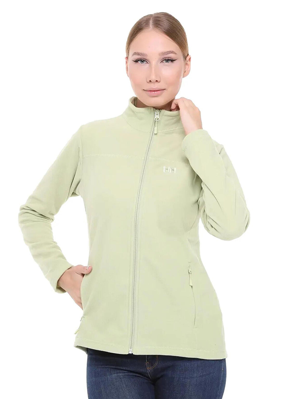 Helly Hansen Pretty Yeşil Kadın Polar Mont görsel 2