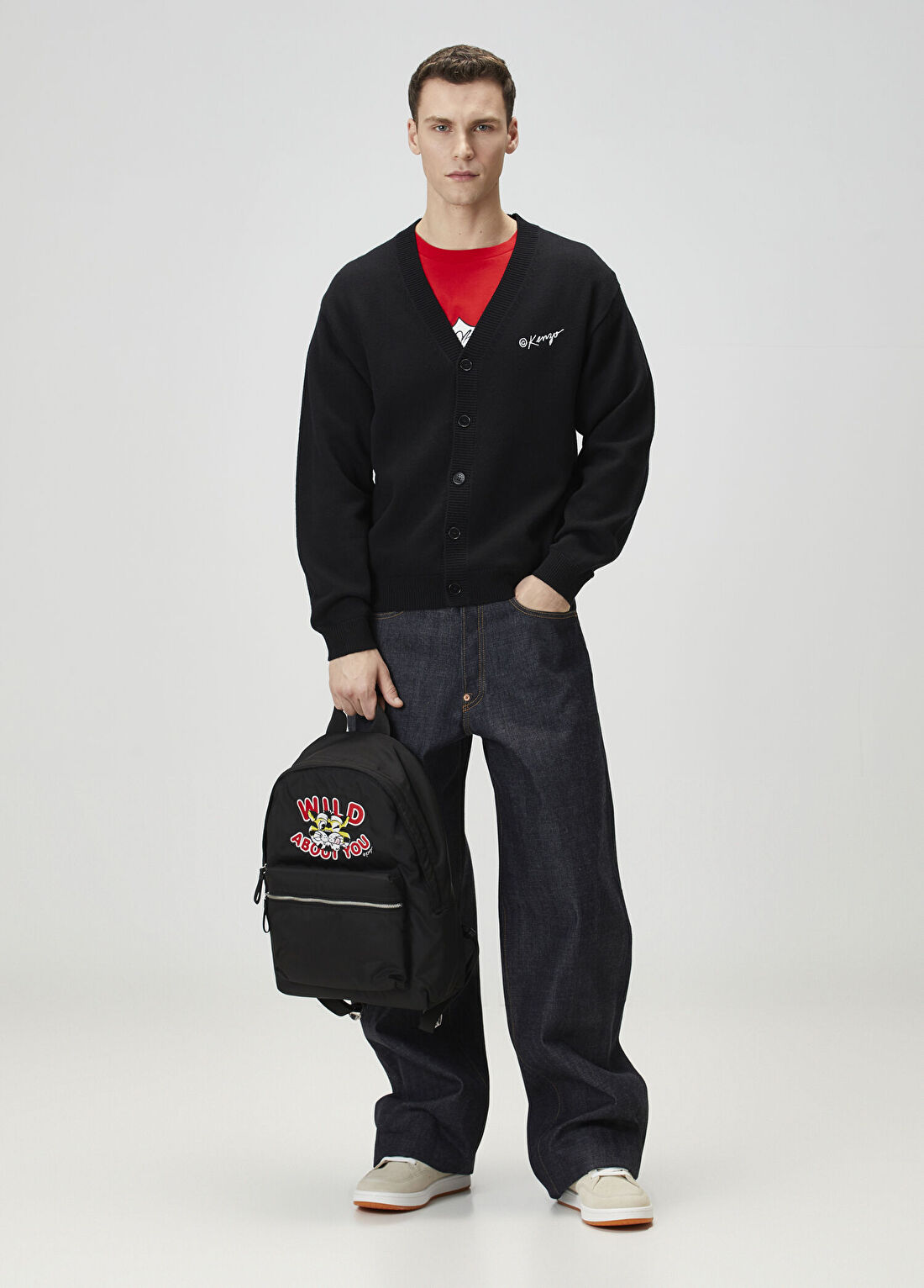Kenzo Lacivert Jean Pantolon