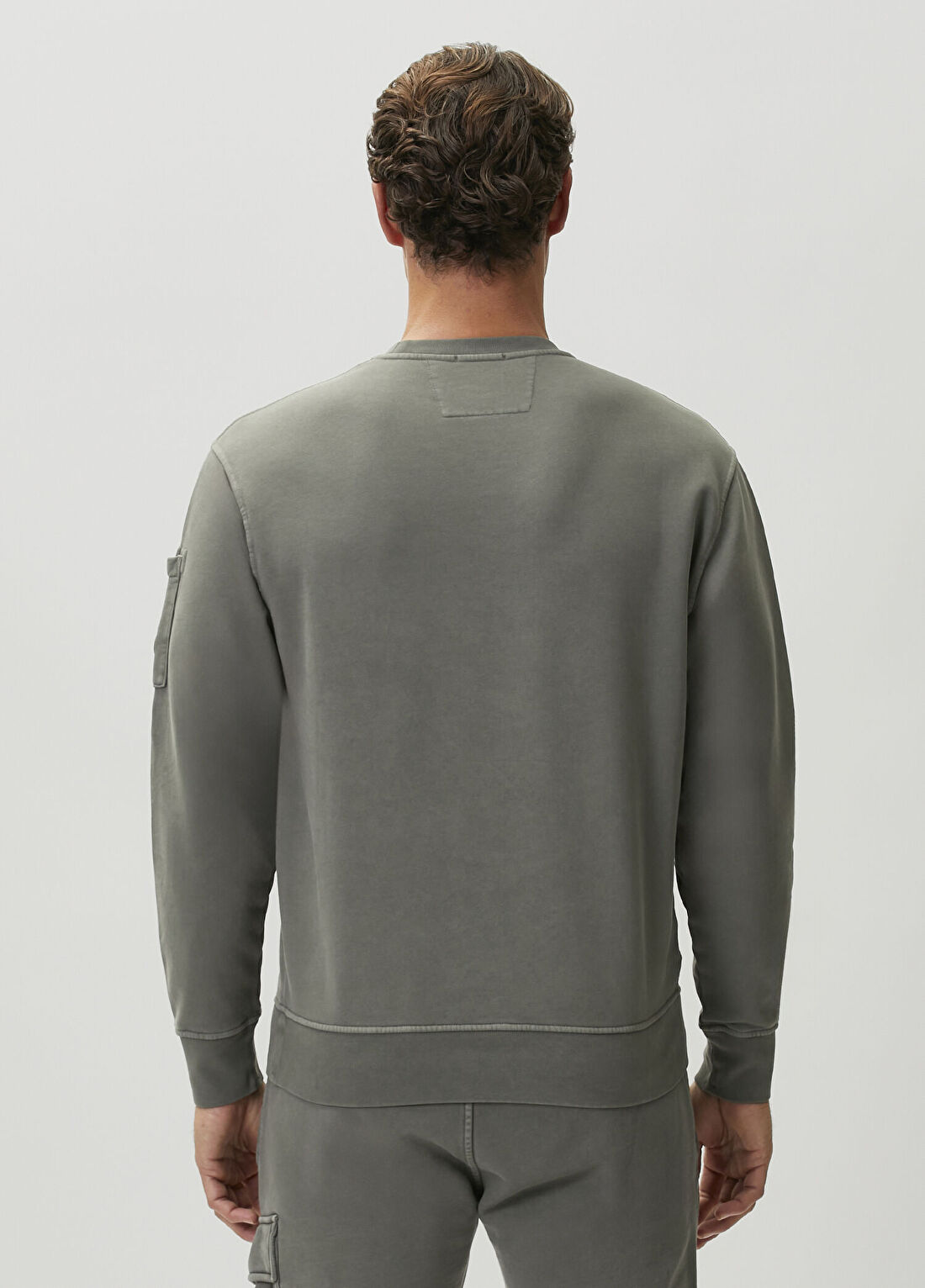 C.P. Company Gri Sweatshirt görsel 4