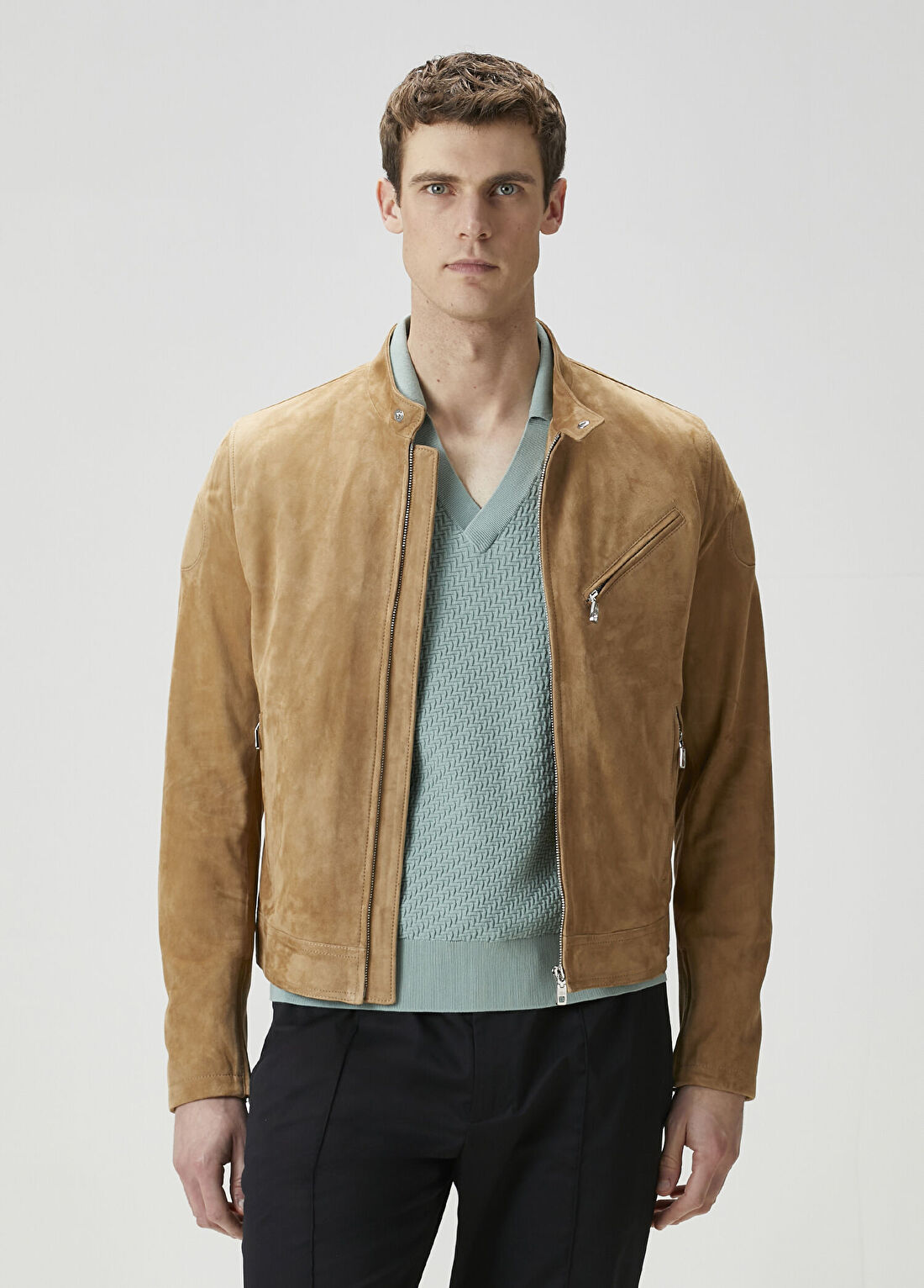 Dolce&Gabbana Taba Süet Mont