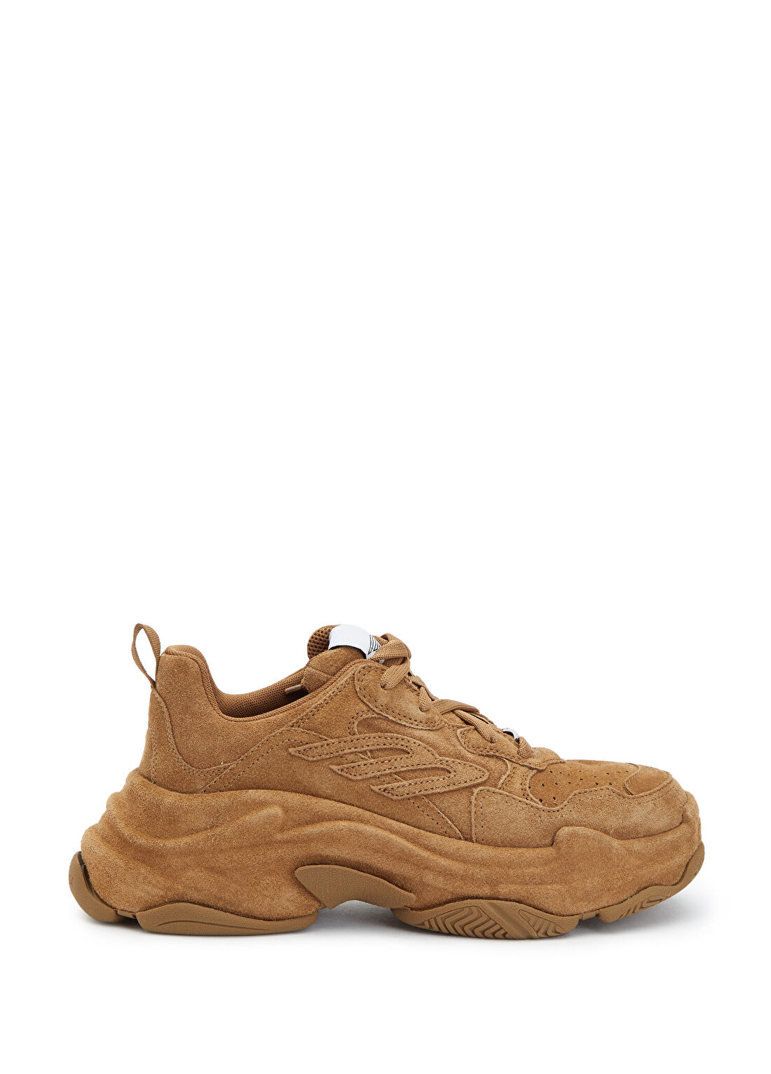 Balenciaga Triple S Taba Erkek Süet Sneaker
