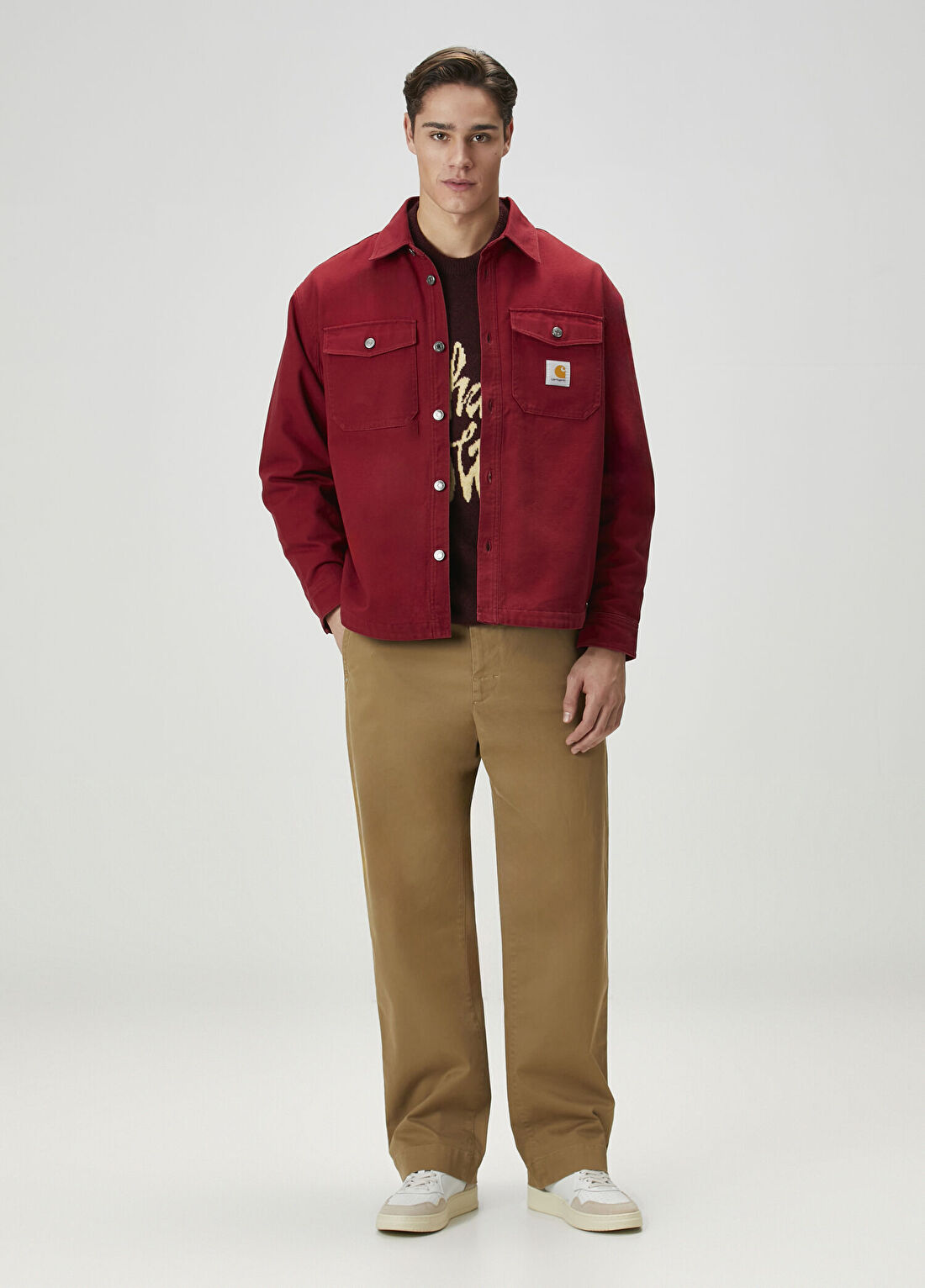Carhartt WIP Bordo Triko görsel 2