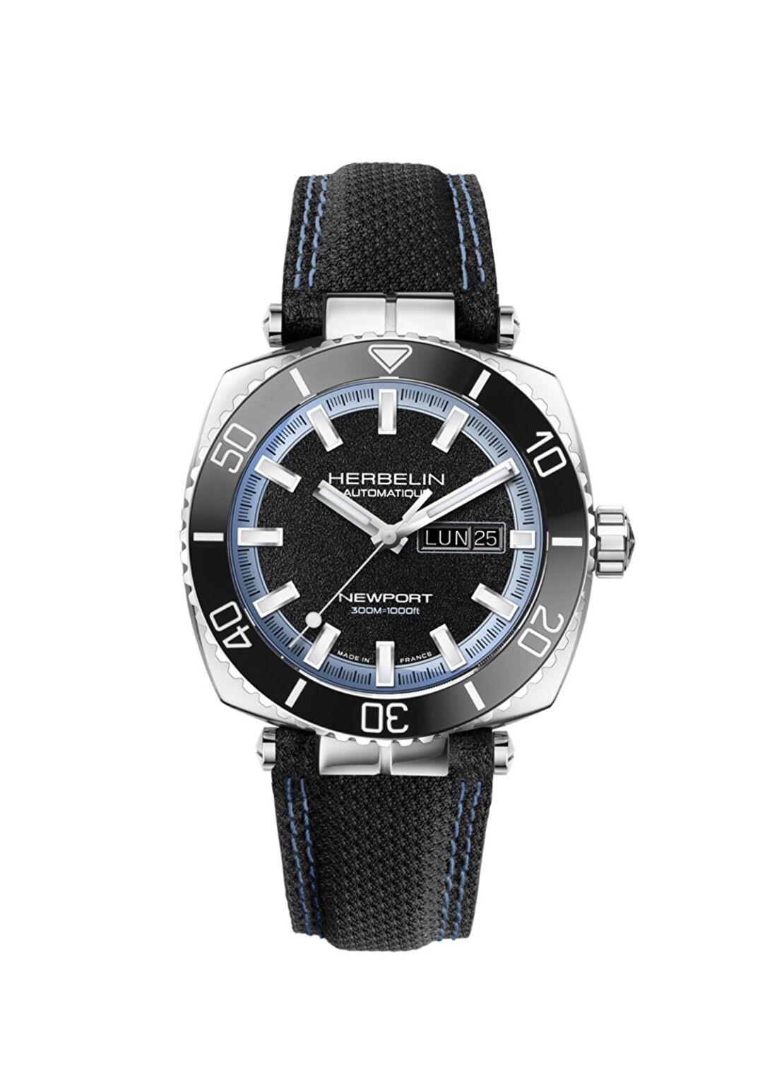 Herbelin Newport Heritage Diver Automatic 1774AN154 Çelik Erkek Kol Saati