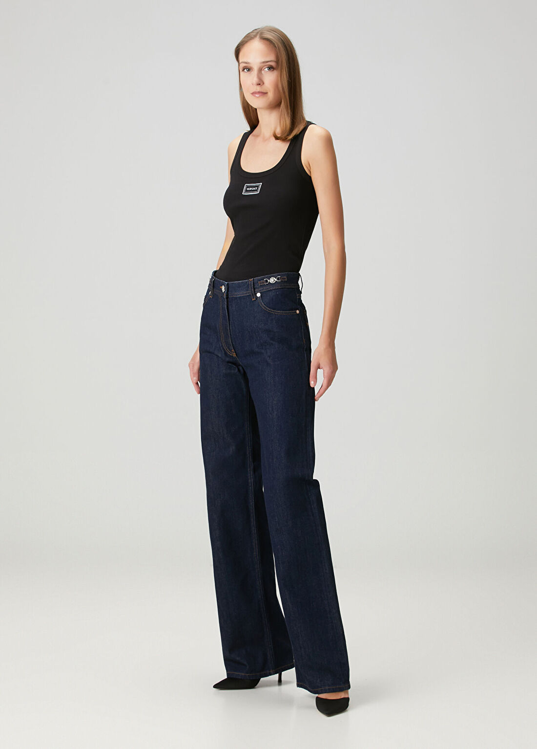 Versace Siyah Logolu Atlet görsel 2
