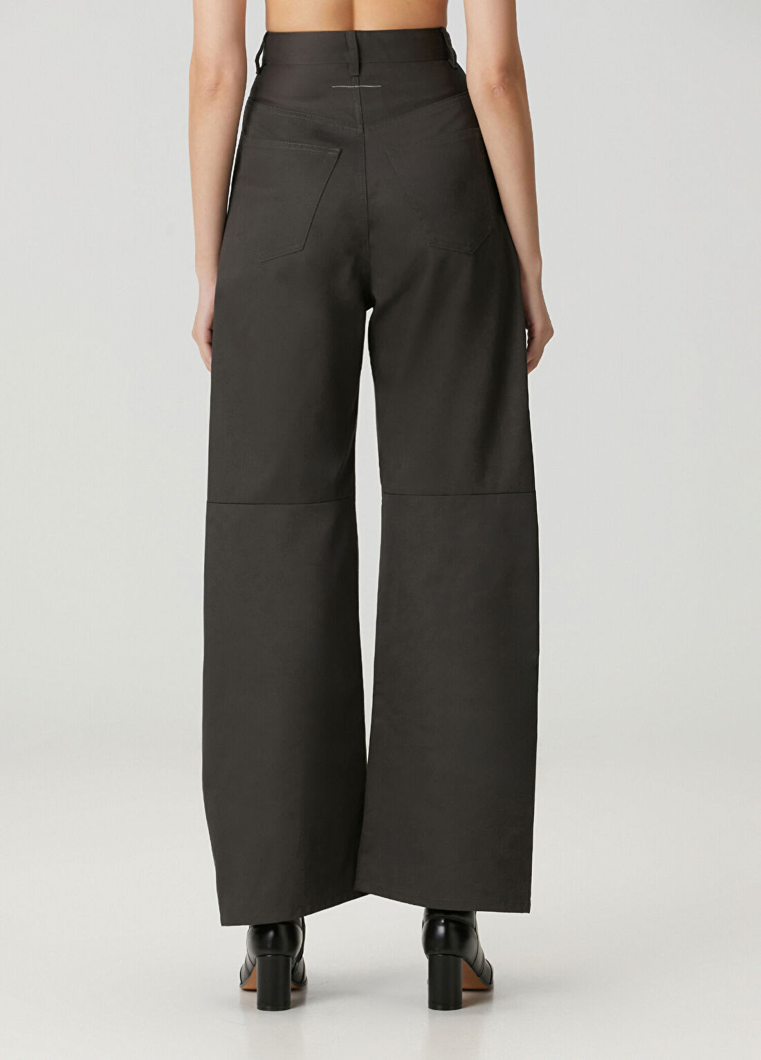MM6 Maison Margiela Antrasit Pantolon görsel 4